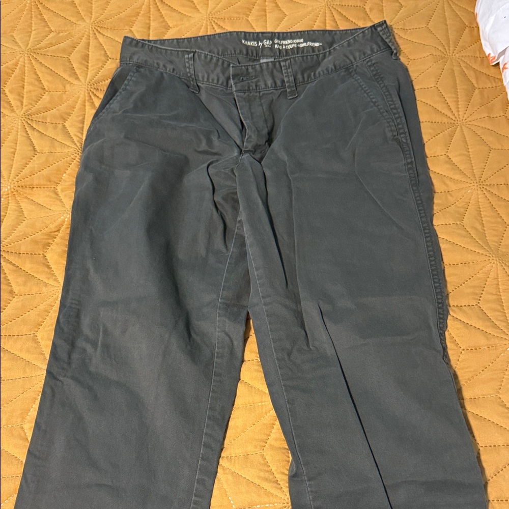 GAP Men's Charcoal Chinos